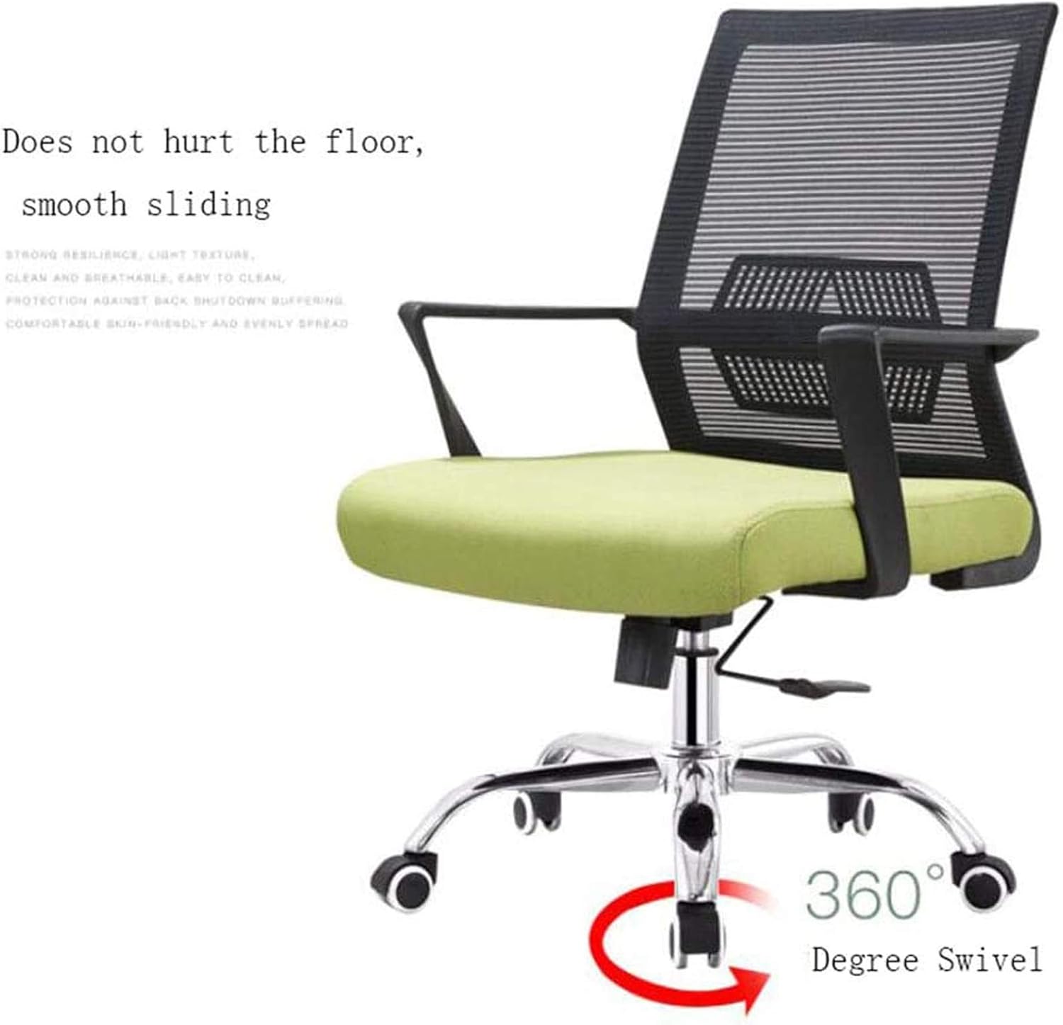 Office Chair Compyter Chair Seat Lever Operator Chairs Staff Ergonomic Concept Adjustable Seat Height Seat Armrest Chair Office Swivel Chair Ergonomic Concept