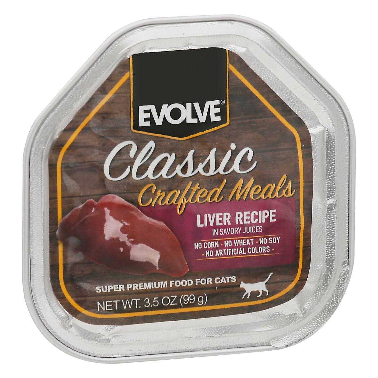 Evolve Classic Crafted Meals Liver Recipe Wet Cat Food - Pet Supplies online store