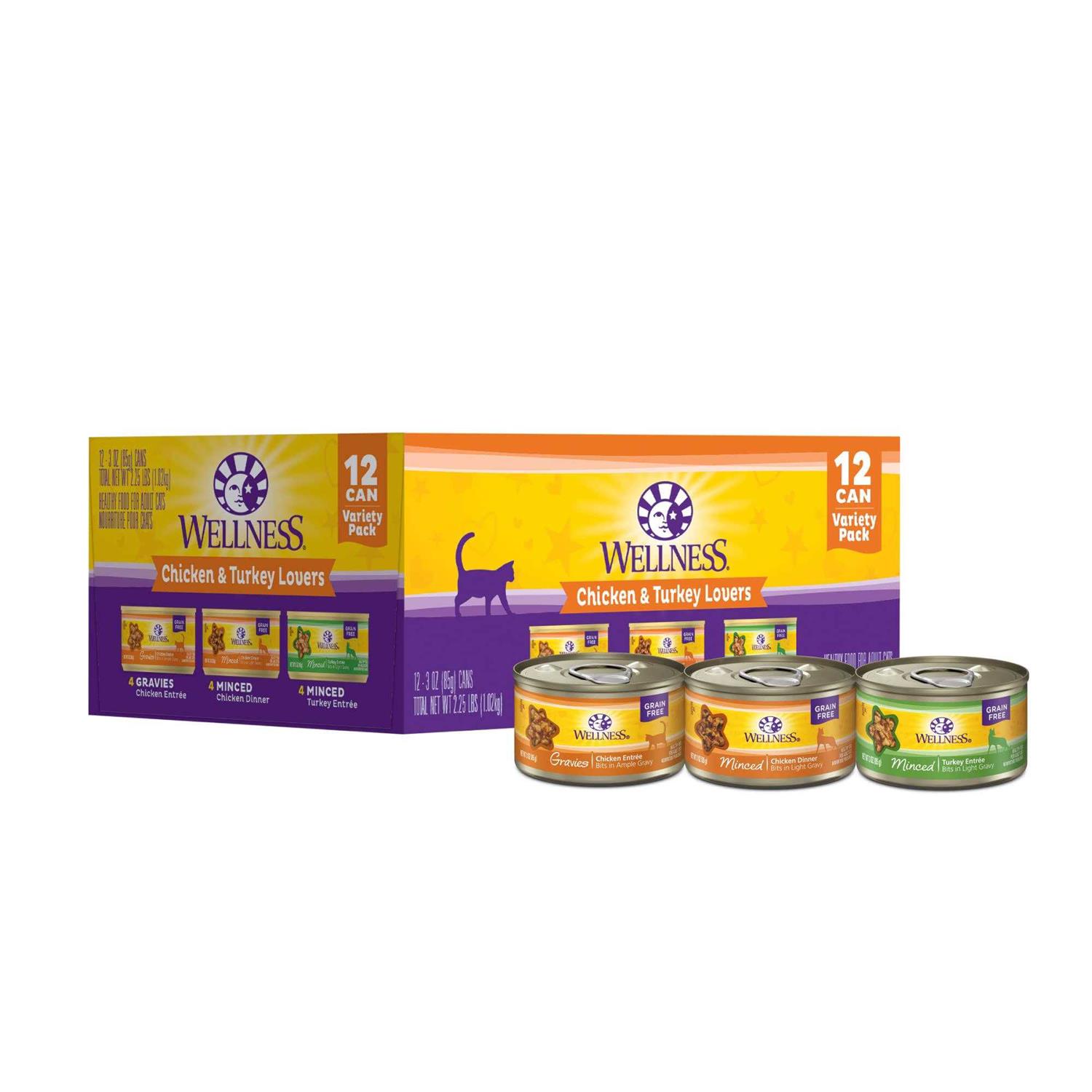Wellness Chicken & Turkey Lovers Variety Pack - Pet Supplies online store