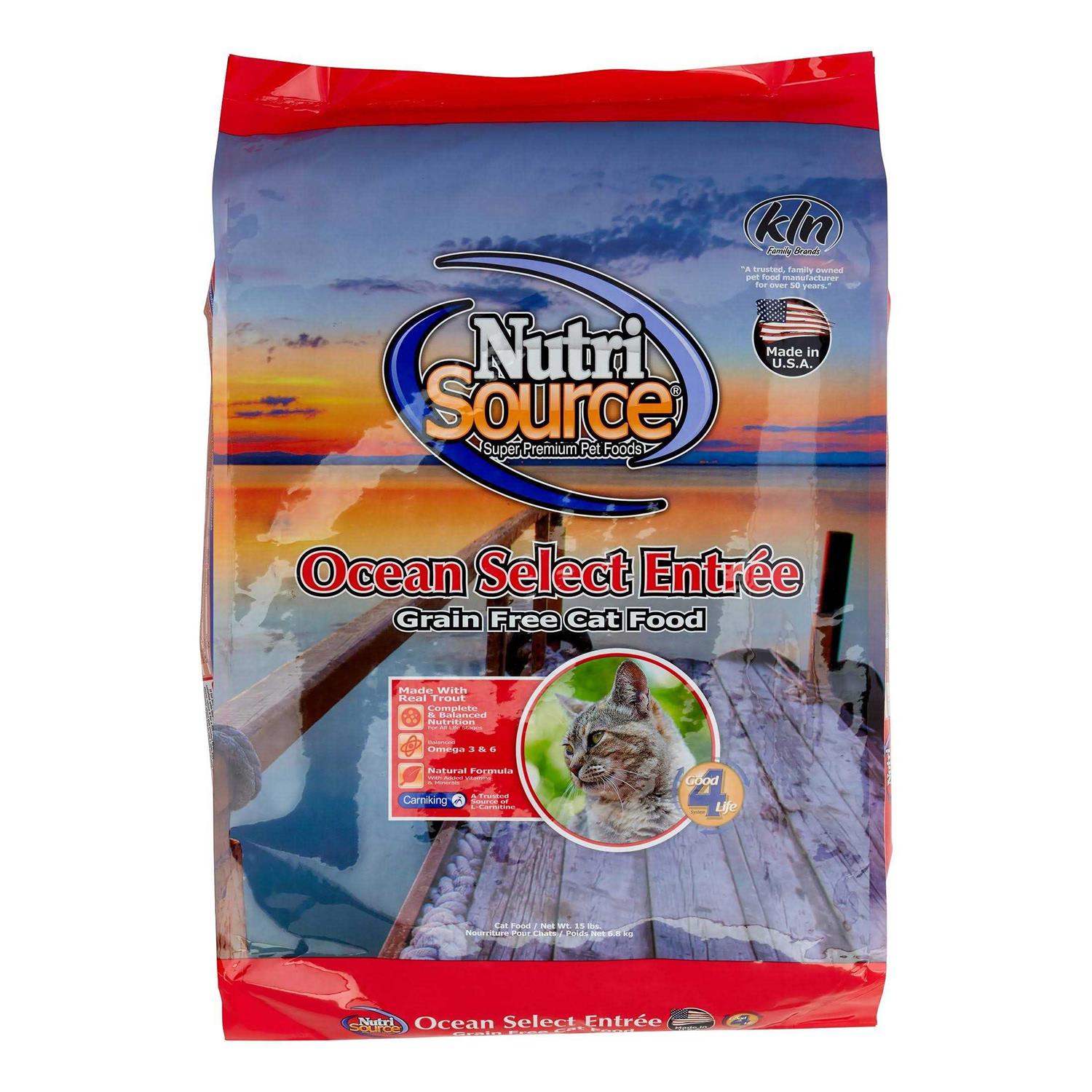 NutriSource Grain Free Ocean Select Cat Food - Pet Supplies online store