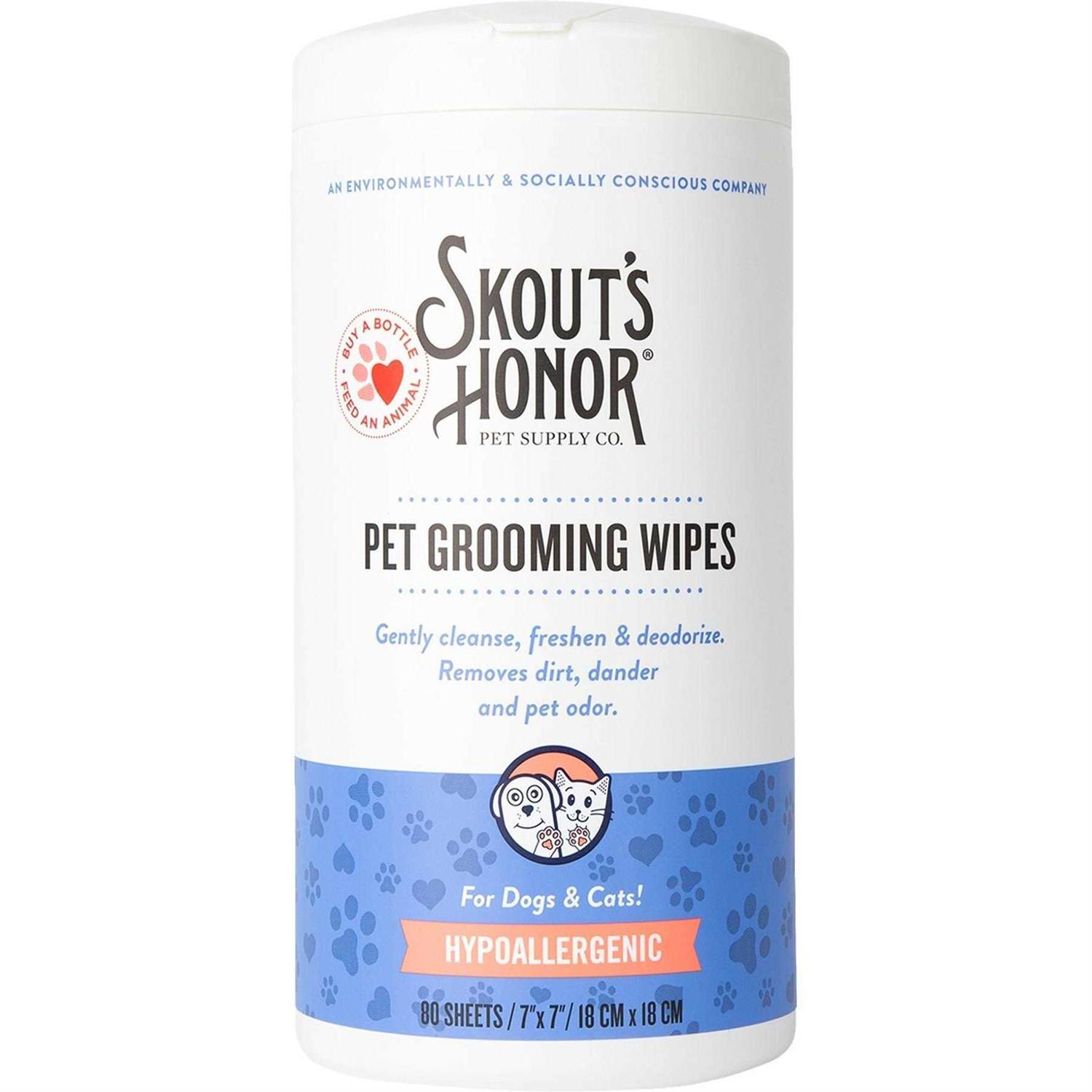 Skout's Honor Pet Grooming Wipes - Pet Supplies online store
