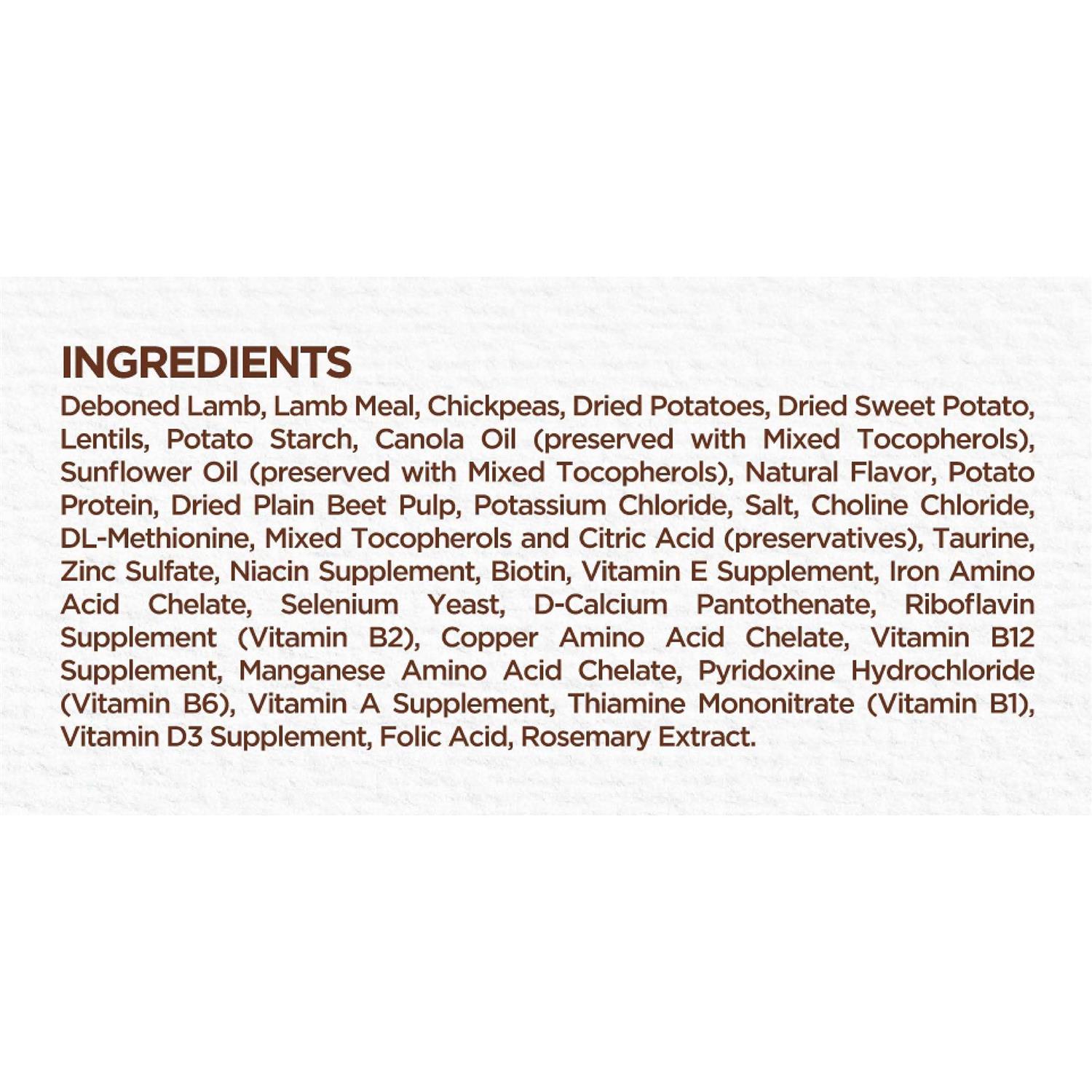 Nutro Limited Ingredient Diet Adult Dry Dog Food Lamb & Sweet Potato Dog Kibble - Pet Supplies online store