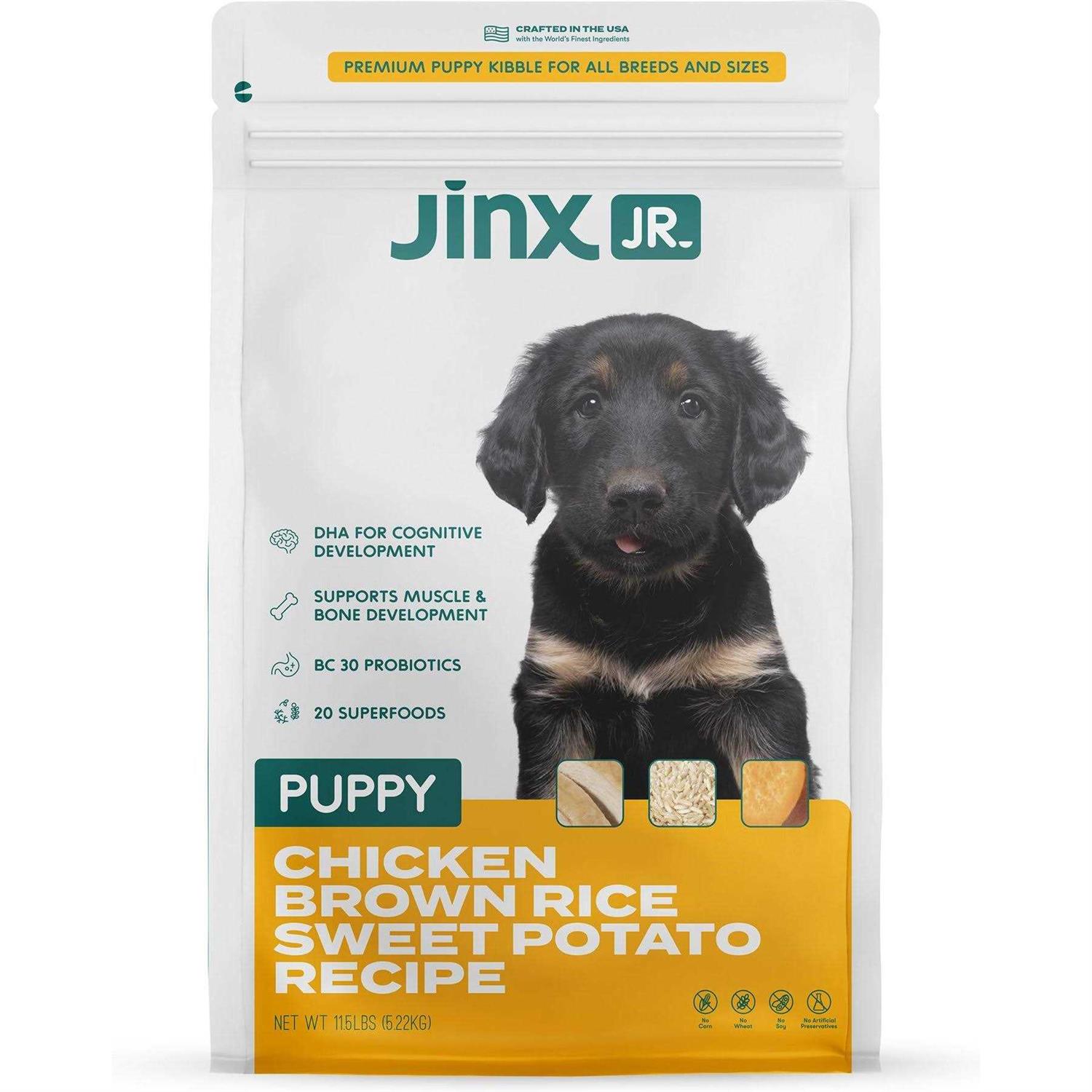 Jinx Jr. Puppy Chicken Brown Rice & Sweet Potato Dry Dog Food - Pet Supplies online store