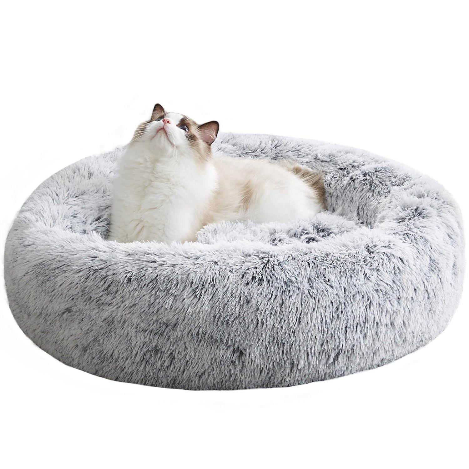WESTERN HOME WH Western Home Faux Fur Dog Bed & Cat Bed Original Calming Dog Bed for Small Medium Large Pets - Pet Supplies online store