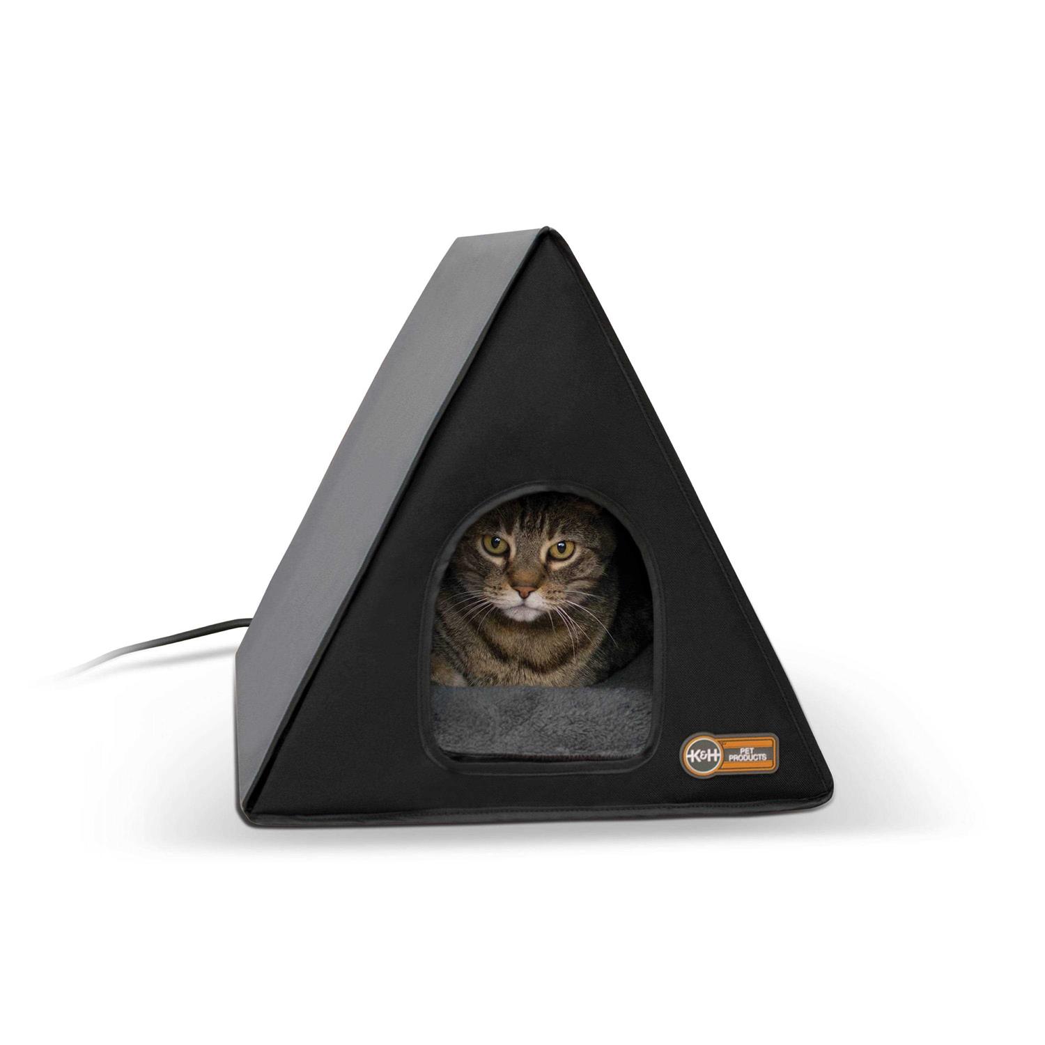 K&H Pet Products Heated A-Frame Cat House - Pet Supplies online store