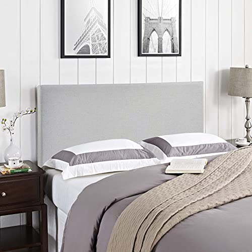 Modway Region Linen Fabric Upholstered King Headboard in Ivory