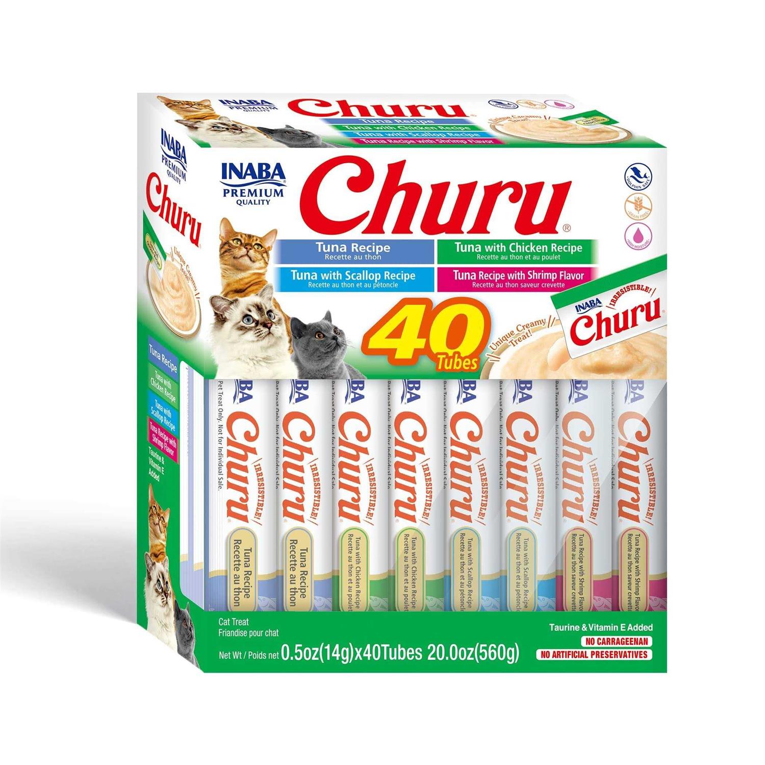 Inaba Churu Variety Box Tuna Seafood Cat Treats - Pet Supplies online store