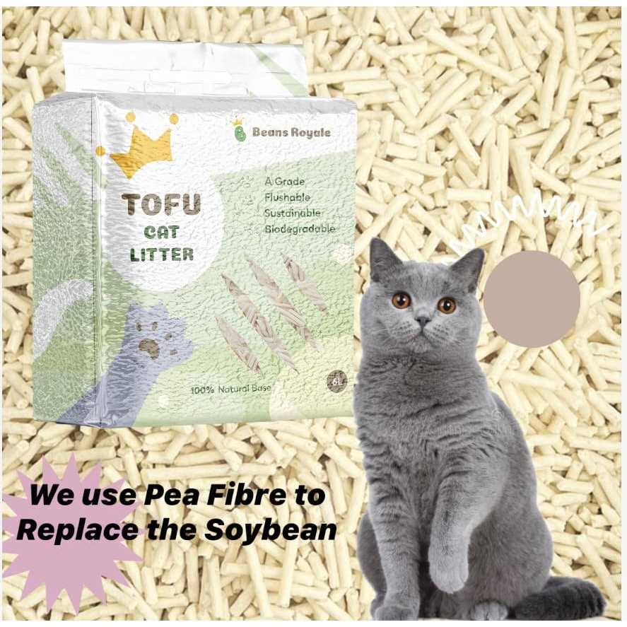 Beans Royale 2pcs Pack Tofu Cat Litter Clumping Kitty Litter - Pet Supplies online store