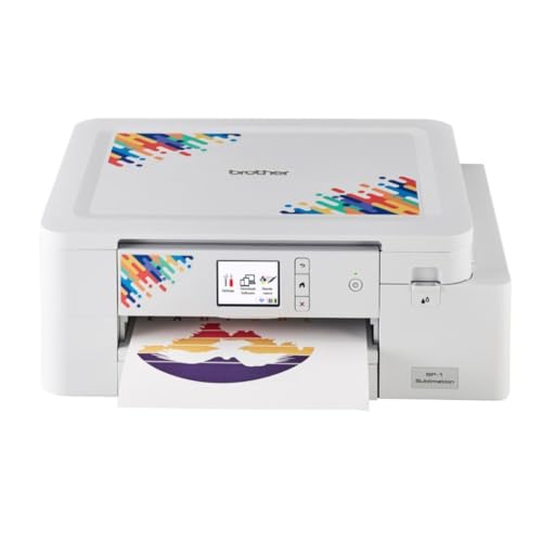 Brother Sublimation Printer, 4-Color Sublimation Ink Cartridges and 100 Sheets Sublimation Paper