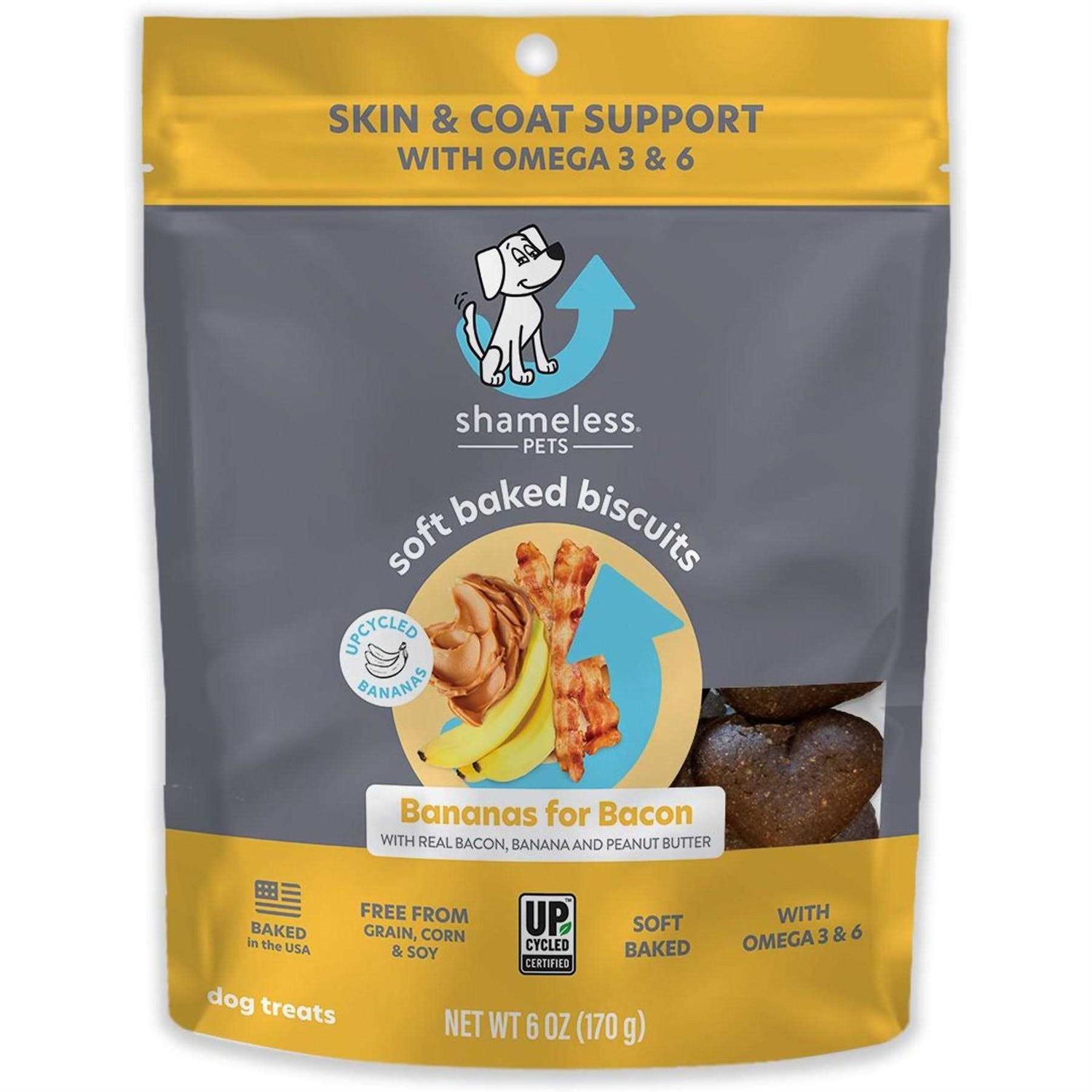 Shameless Pets Bananas for Bacon Soft Baked Dog Treats - Pet Supplies online store