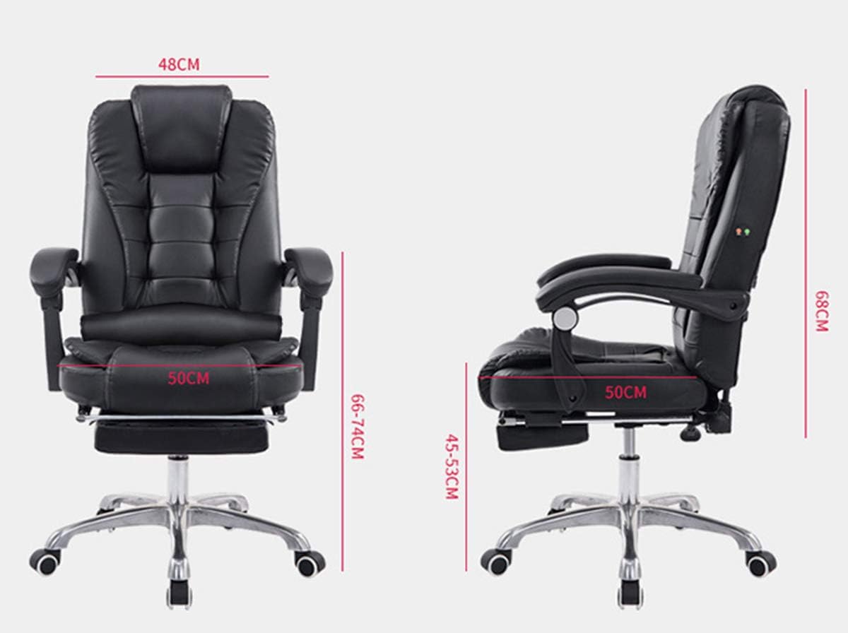 Office Chair Gaming Desk Chair Ergonomic Heavy Duty Leather Racing Video Game Office Chair with Massage Function Lumbar Support for Home Office Computer Gaming Chairs Video Game Chairs Beige