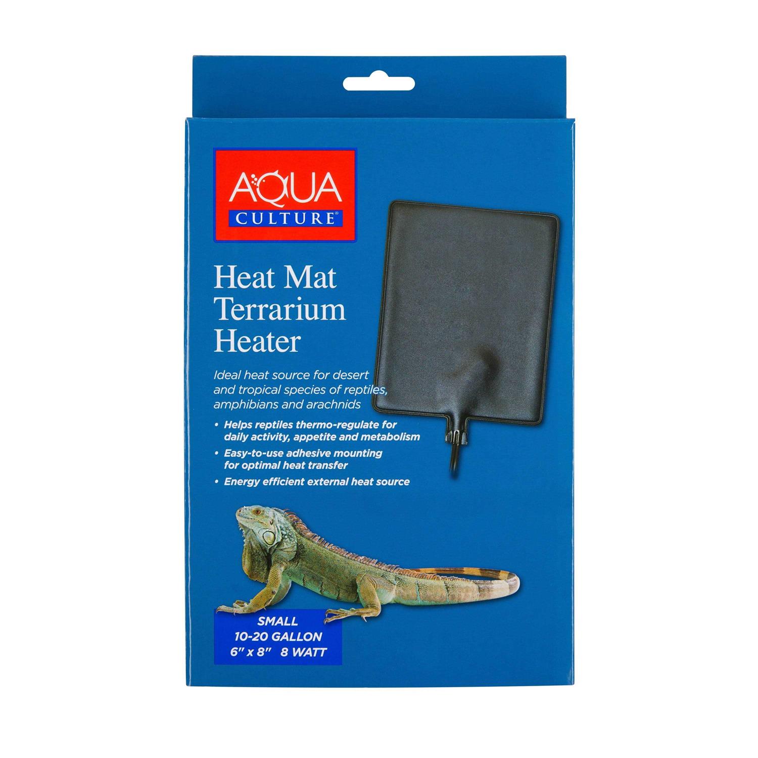 Aqua Culture Small 10-20 Gallon 8-Watt Heat Mat Terrarium Heater - Pet Supplies online store