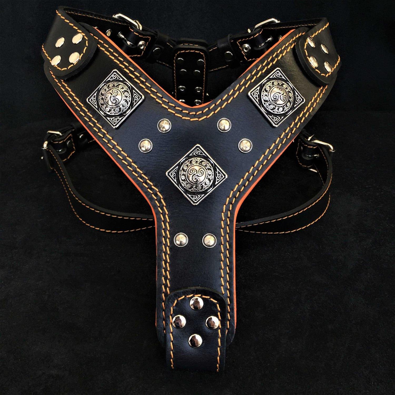 Bestia EROS Dog Leather Harness - Pet Supplies online store