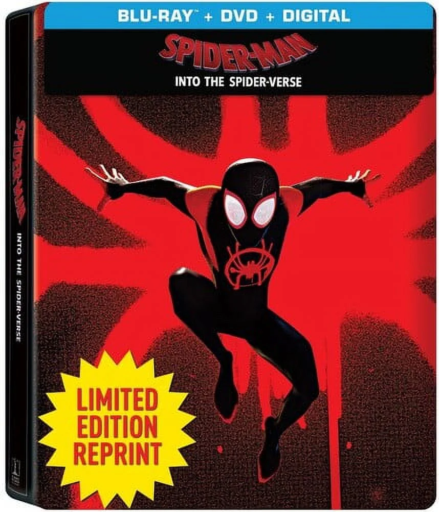 Spider-Man: Into the Spider-Verse (Blu-ray + DVD + Digital Copy) (Steelbook), Sony Pictures, Action & Adventure