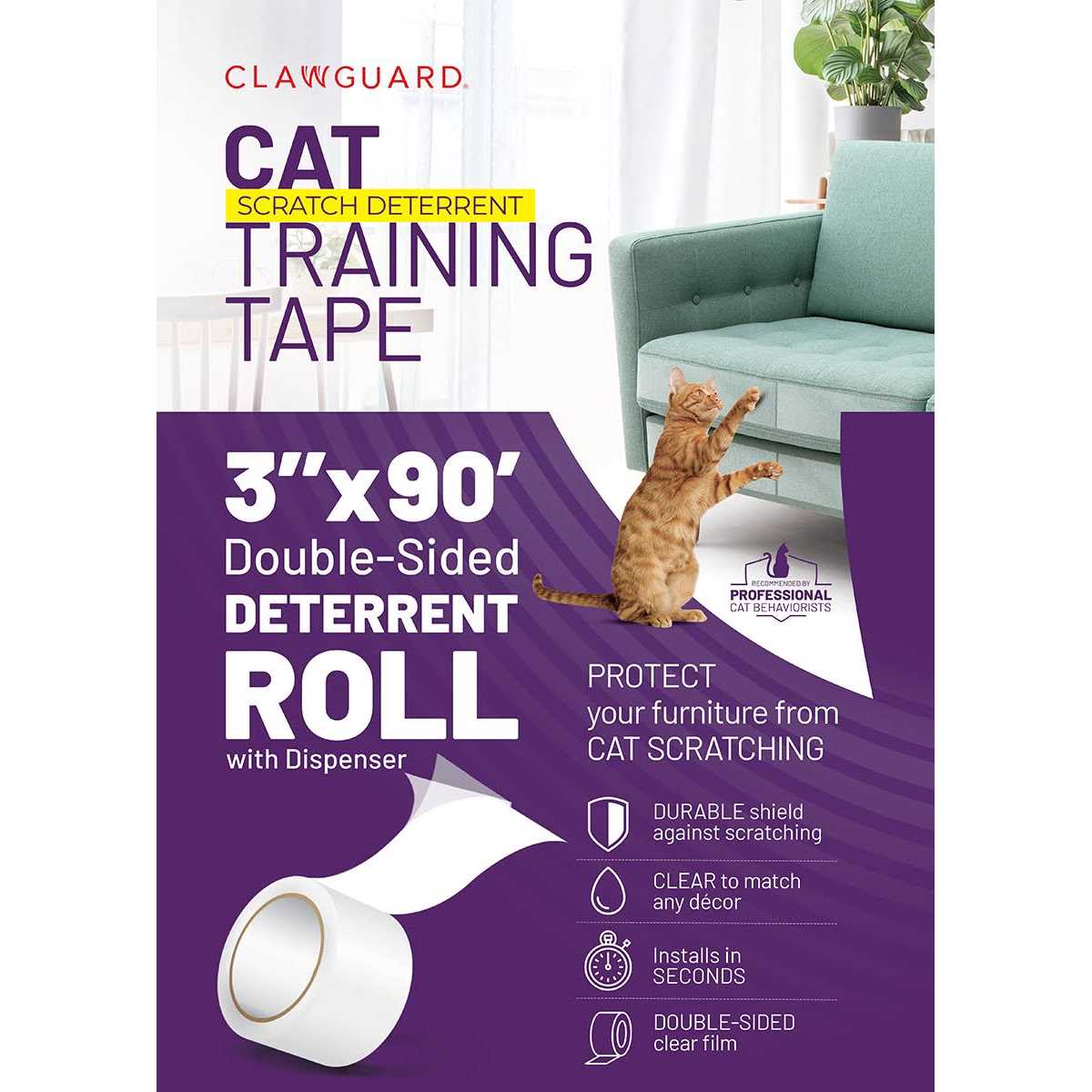 CLAWGUARD Cat Training Tape - Pet Supplies online store