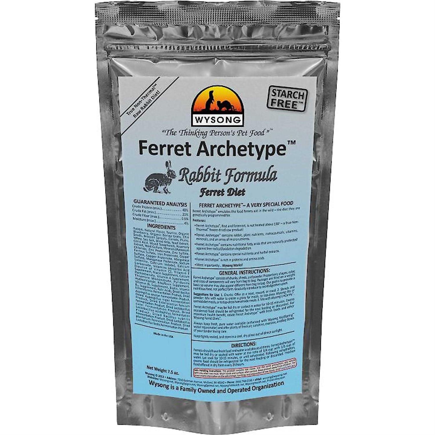 Wysong Ferret Archetype Formula - Pet Supplies online store