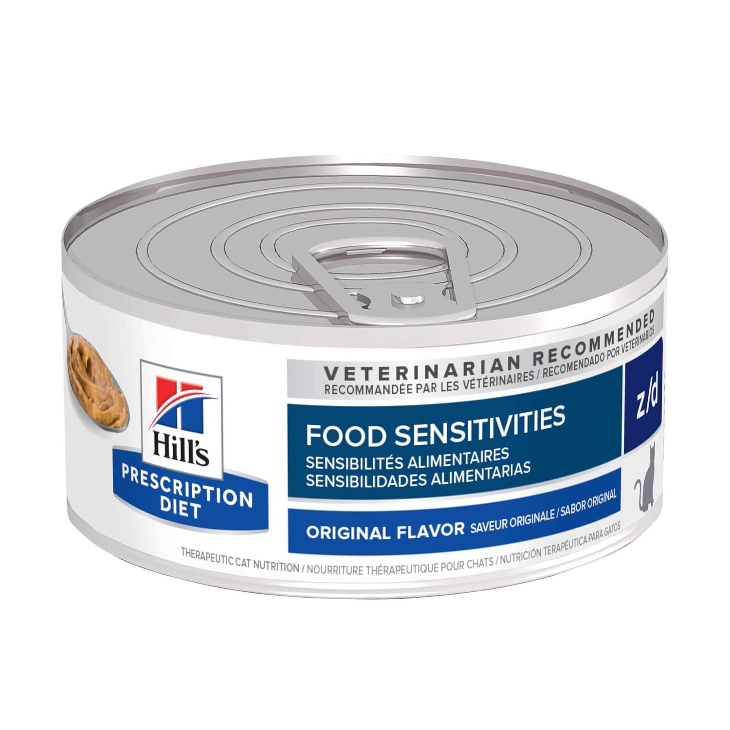 Hill's Prescription Diet z/d Skin/Food Sensitivities Original Canned Cat Food - Pet Supplies online store