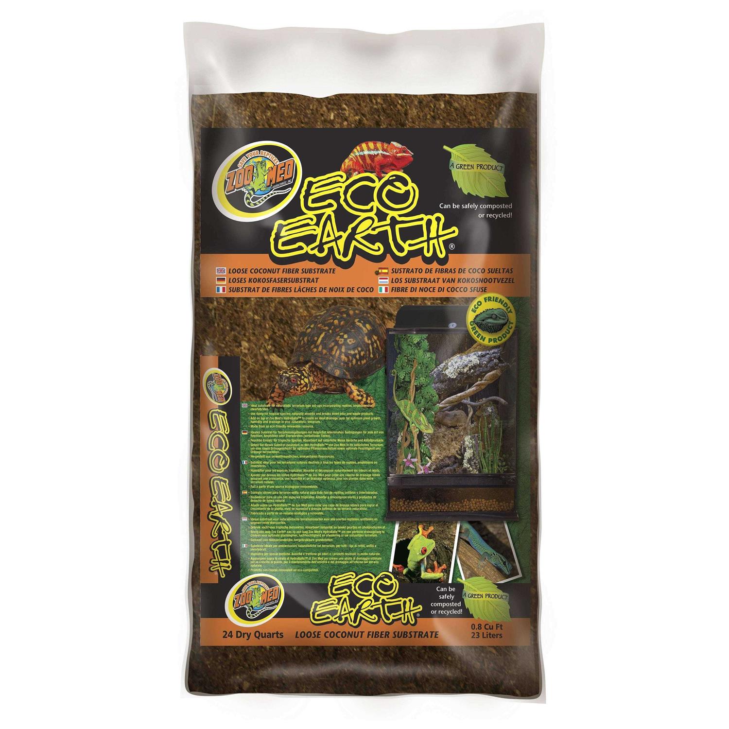 Zoo Med Eco Earth Loose Coconut Fiber Substrate - Pet Supplies online store