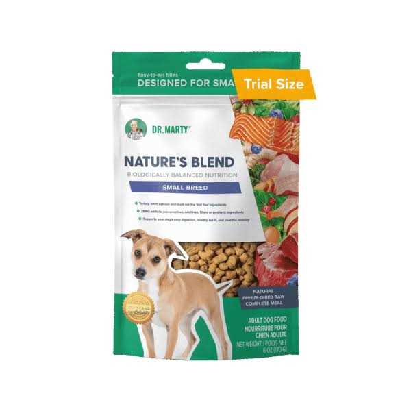 Dr. Marty Freeze Dried Raw Nature's Blend Small Breed Dog Food - Pet Supplies online store
