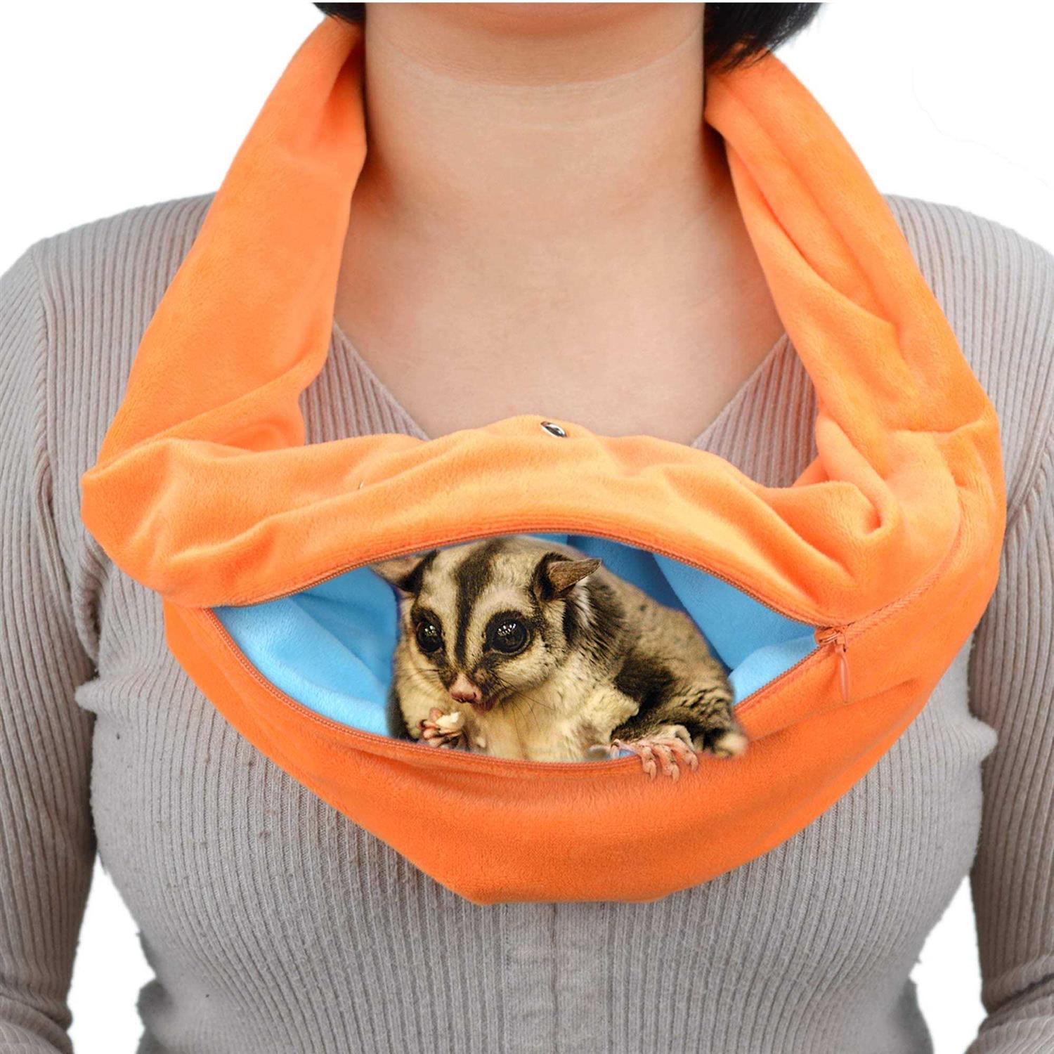 YUYUSO Sugar Glider Bonding Scarf Bonding Pouch Travel Sling Carrier Bag with 4 Air Holes for Pet Glider - Pet Supplies online store
