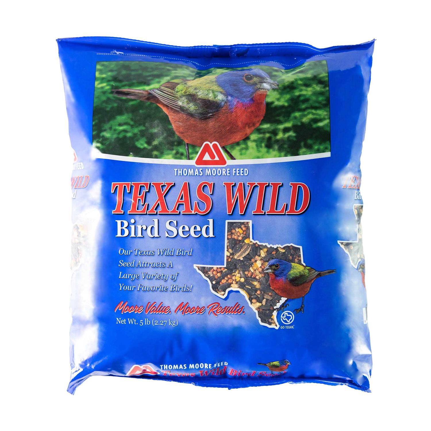 Thomas Moore Feeds Texas Wild Bird Seed and Feed - Pet Supplies online store