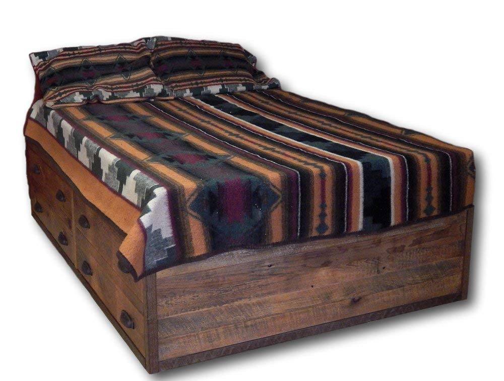 Barnwood Platform Bed Frame