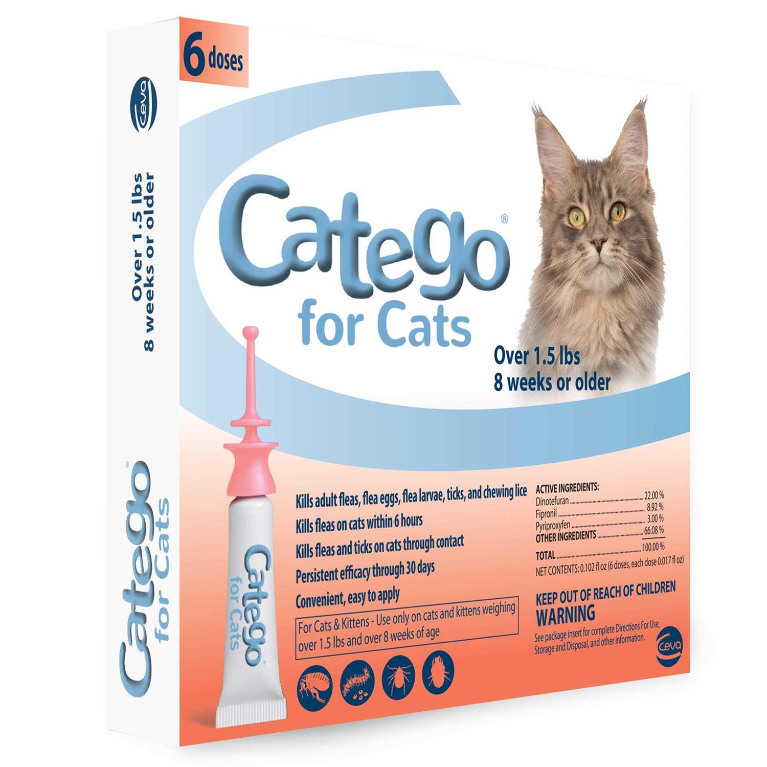 Catego Flea & Tick Treatment for Cats - Pet Supplies online store