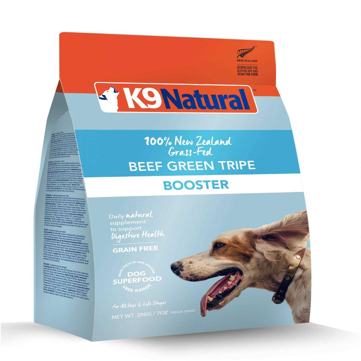 K9 Natural Beef Green Tripe Freeze-Dried Booster - Pet Supplies online store