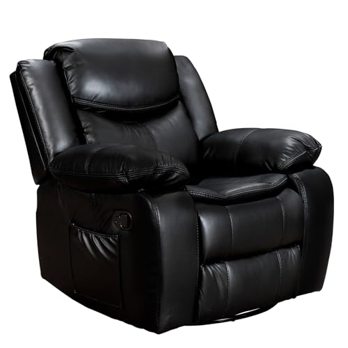 KISSLIVE Rocking and Swivel Recliner Chair, 40