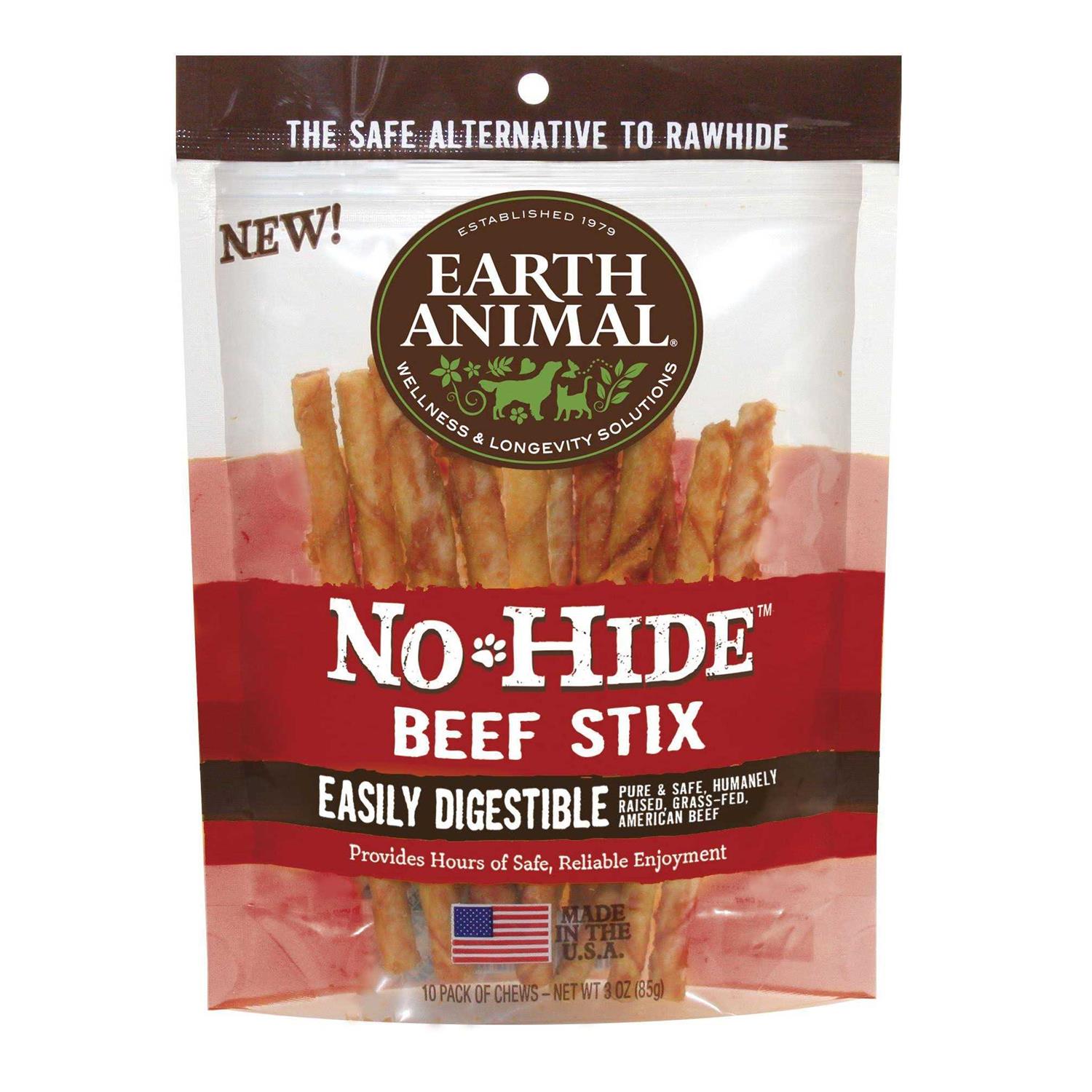 Earth Animal No Hide Beef Stix - Pet Supplies online store