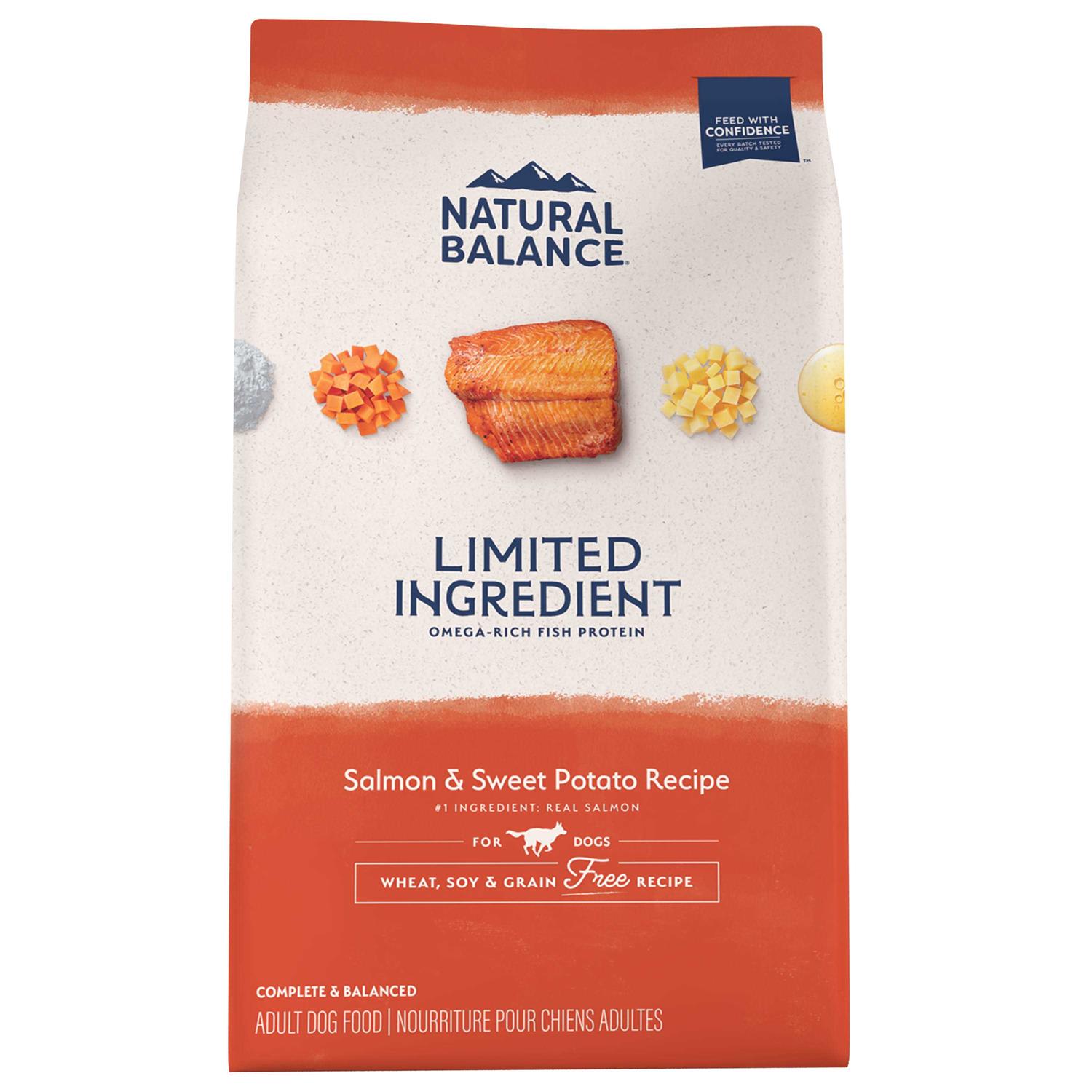Natural Balance Limited Ingredient Diets Salmon Sweet Potato Formula Dry Dog Food - Pet Supplies online store
