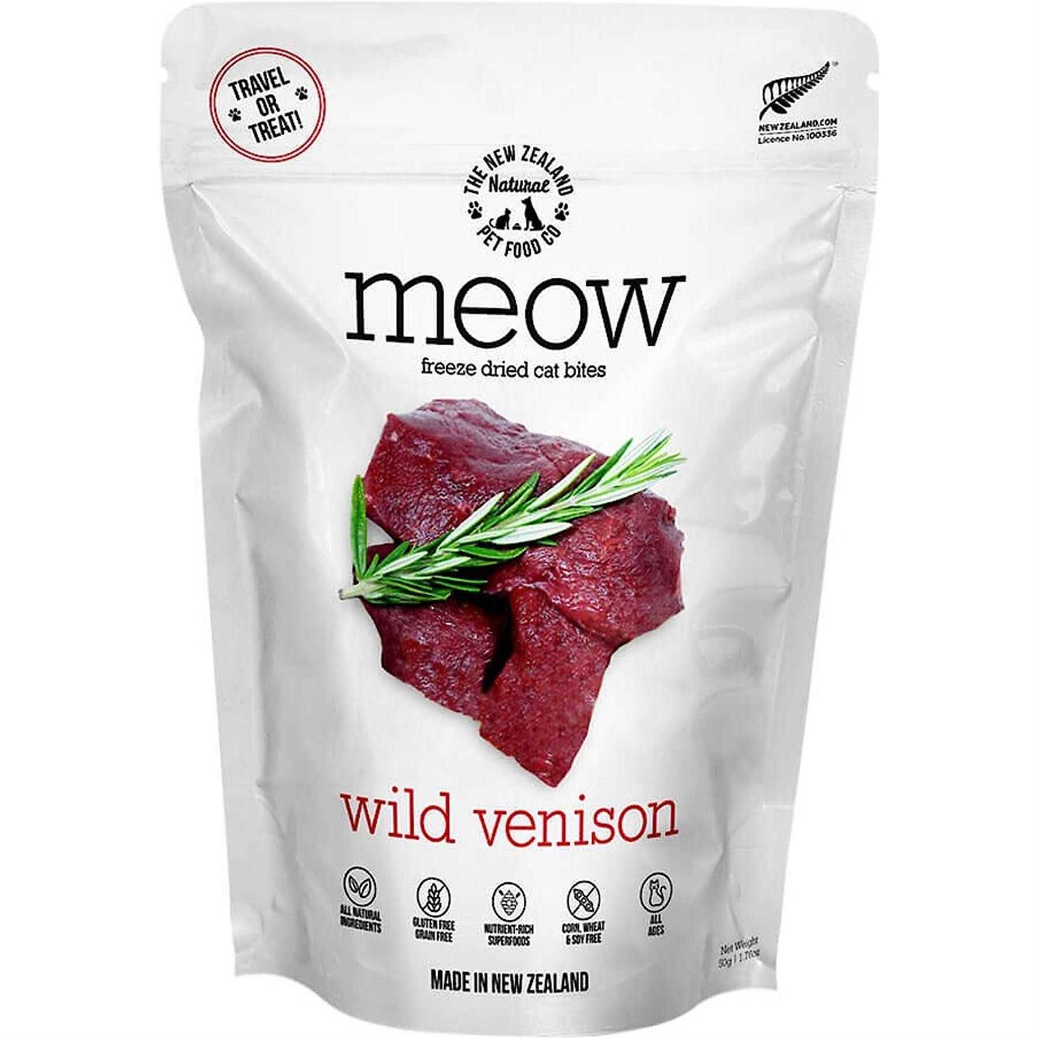 New Zealand Natural Pet Food Meow Wild Venison Freeze-Dried Cat Food - Pet Supplies online store