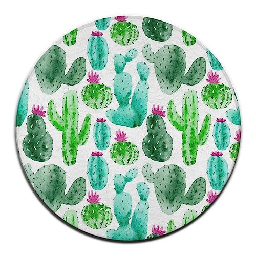 Highly Premium Quality Floor Mat, Large Round Area Rug, Office Chair Decor Mat for Carpet & Hardwood Floors Compatible with Cute Dinosaurs 24inch(60cm)