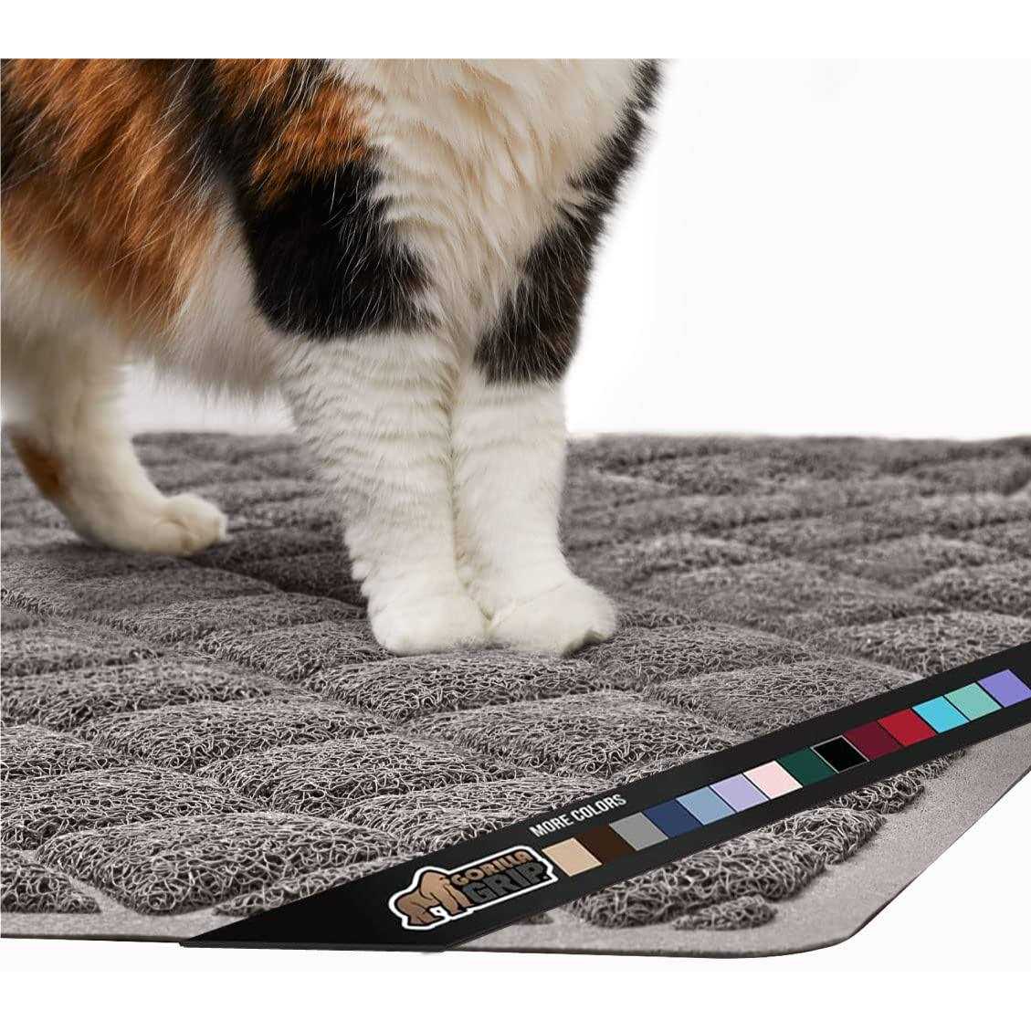 Gorilla Grip The Original 100% Waterproof Cat Litter Box Trapping Mat - Pet Supplies online store