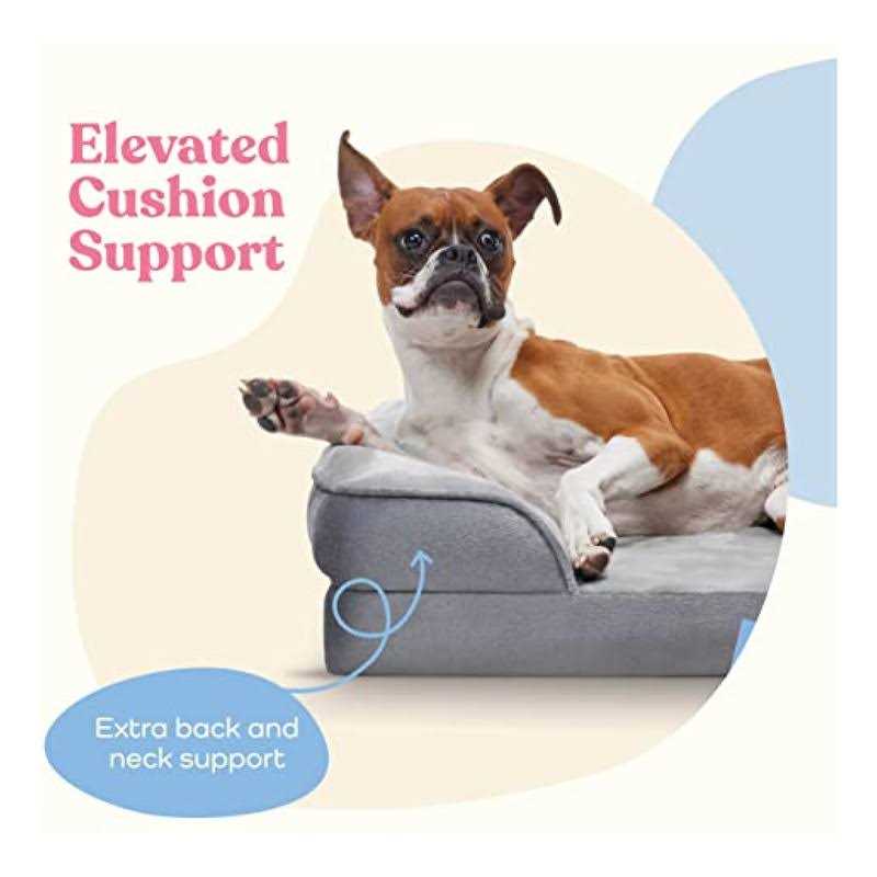 NUPIDA Dog Bed Waterproof Deluxe Plush Dog Beds with Removable Washable Cover Anti-Slip Bottom Pet Sleeping Mattress for Large - Pet Supplies online store