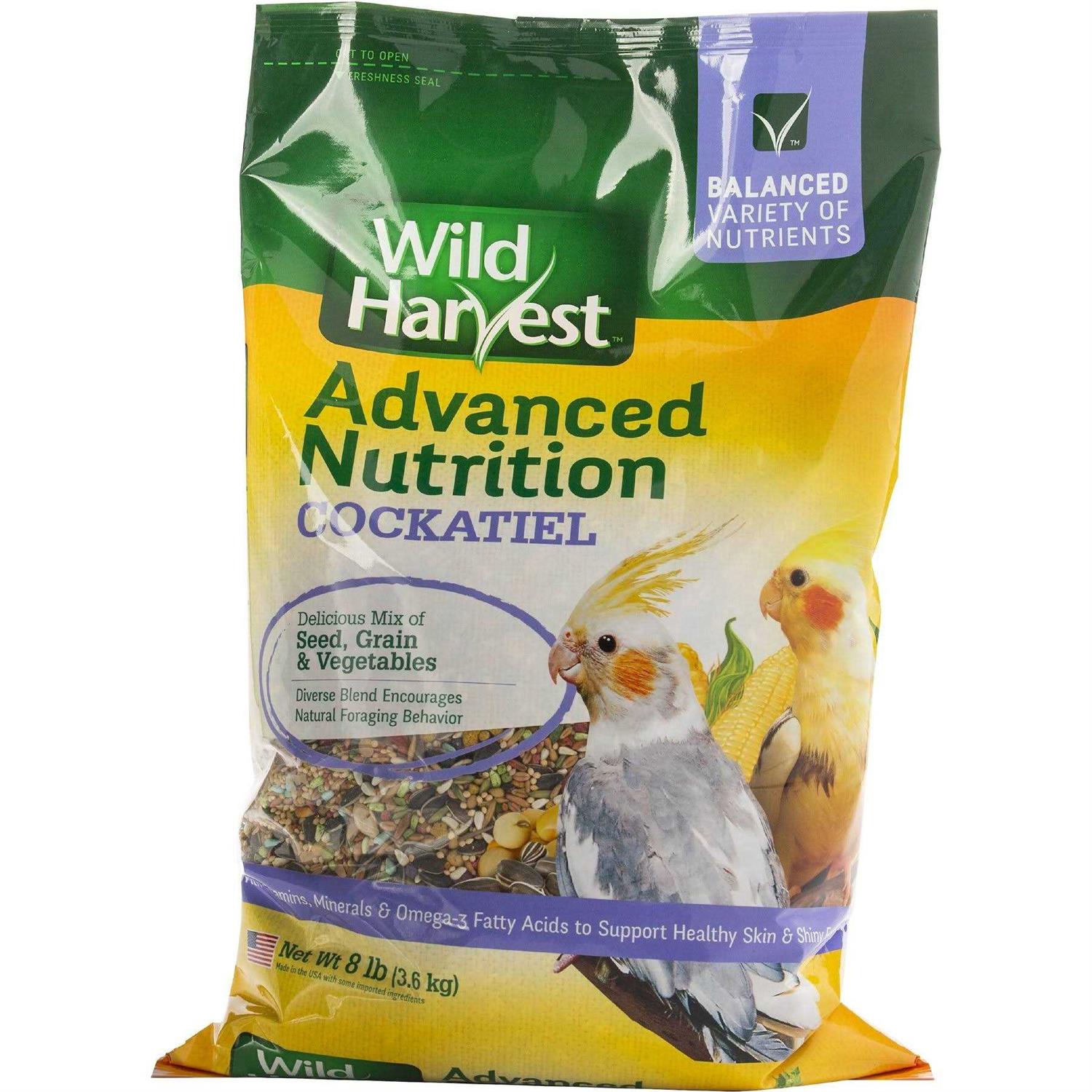 Wild Harvest Cockatiel Advanced Nutrition Diet - Pet Supplies online store