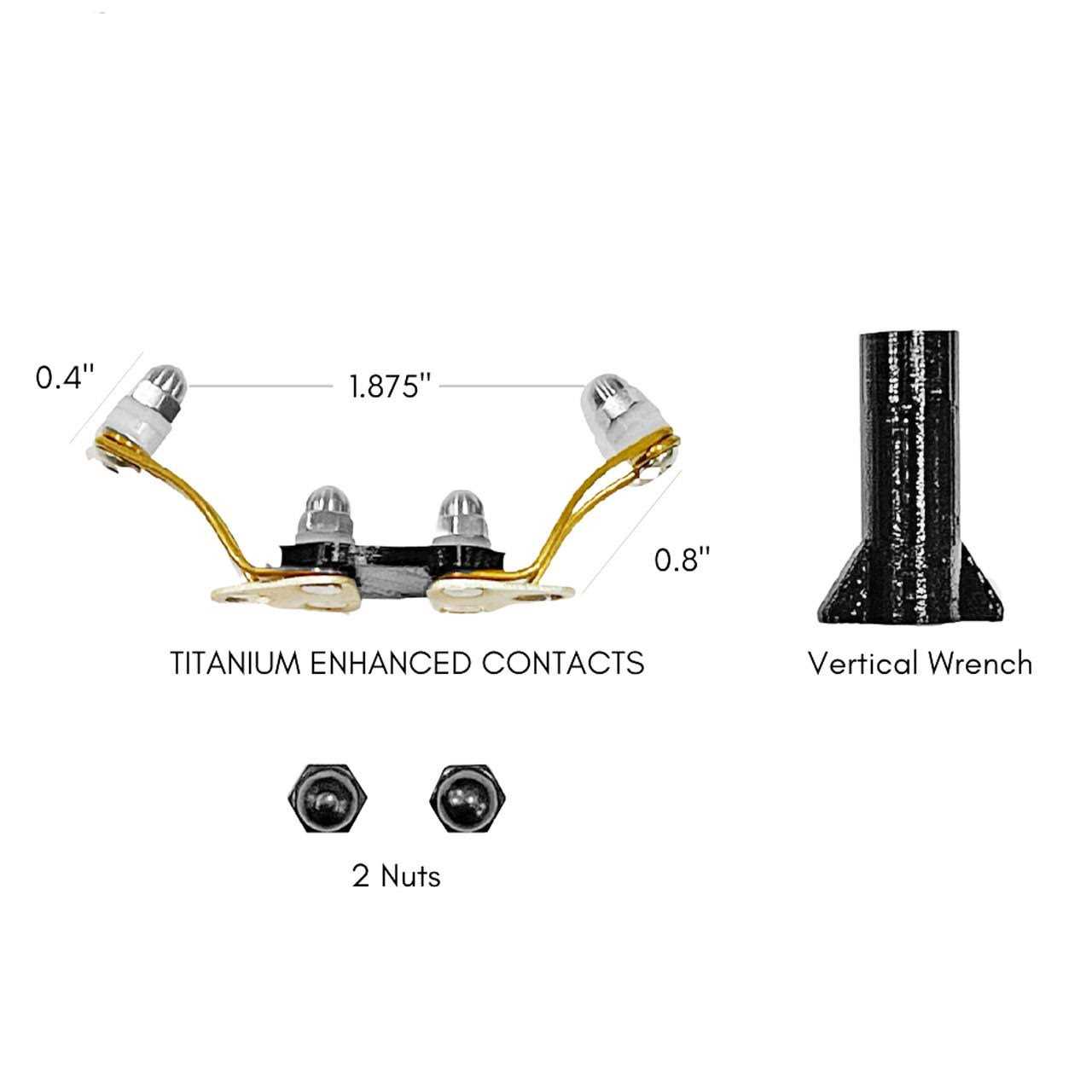 Dogtra Titanium Enhanced Contact Point - Pet Supplies online store