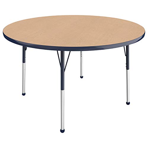Factory Direct Partners 10047-GYBL Round Activity School and Office Table (60