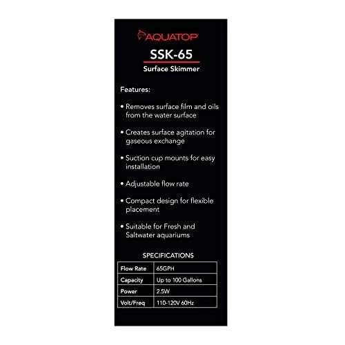 Aquatop Internal Surface Skimmer - Pet Supplies online store