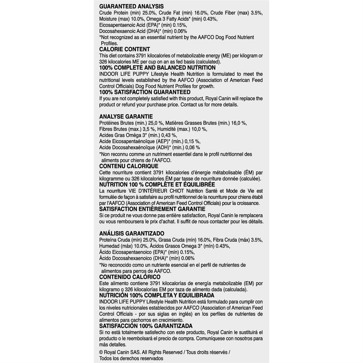 Royal Canin Indoor Small Puppy Dry Dog Food - Pet Supplies online store