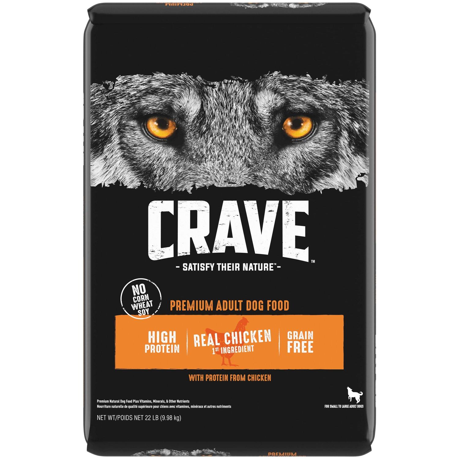 Crave Grain Free Adult Dry Dog Food with Protein - Pet Supplies online store