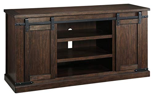 Signature Design by Ashley Budmore Rustic TV Stand Fits TVs up to 68