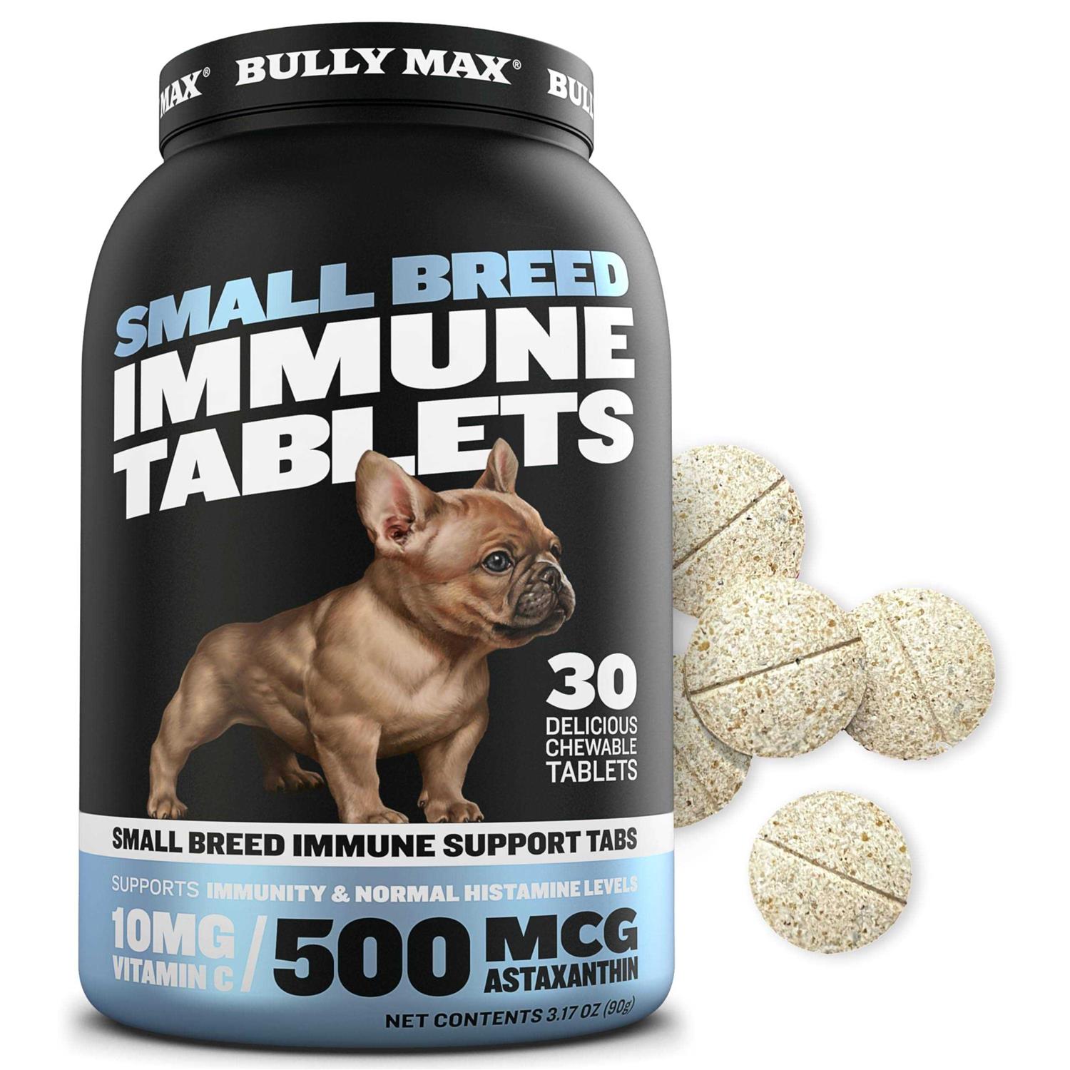 Bully Max Small Breed Tabs Enhanced Immune Support Astaxanthin & Turmeric Infused - Pet Supplies online store