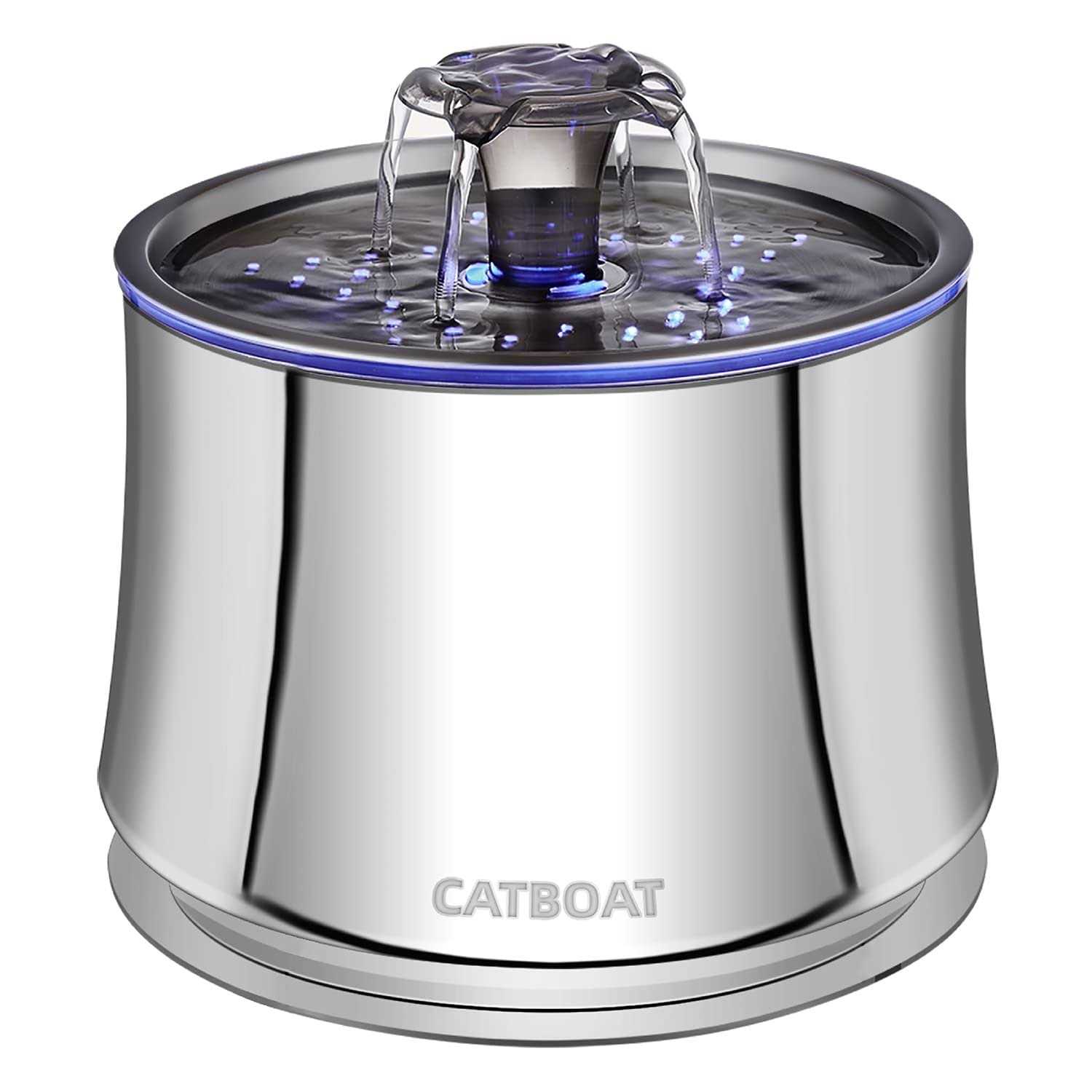 CATBOAT Cat Water Fountain Stainless Steel 84oz/2.5L for Pets Inside - Pet Supplies online store