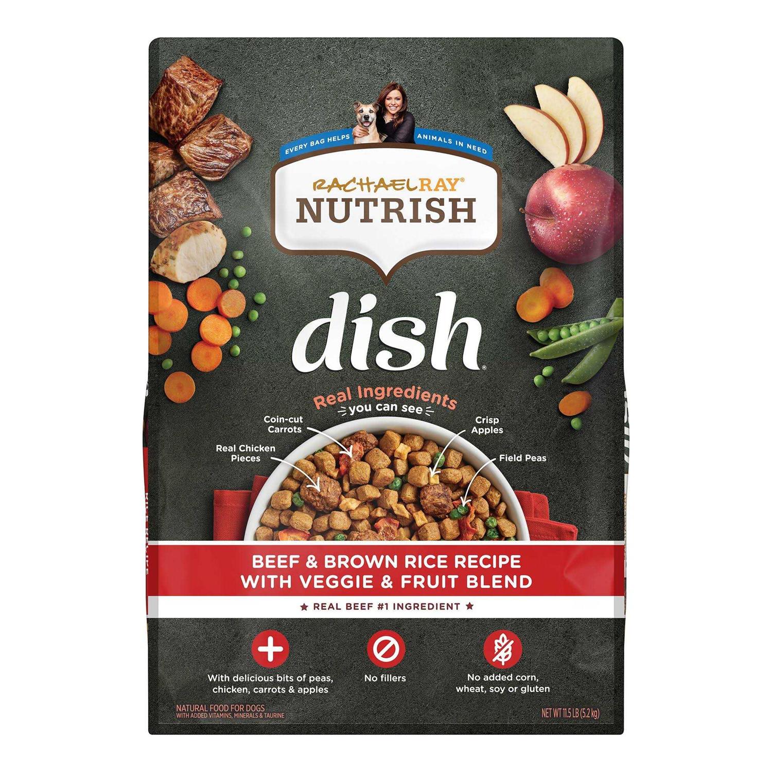 Rachael Ray Nutrish Dish Brown Rice Dog Food - Pet Supplies online store