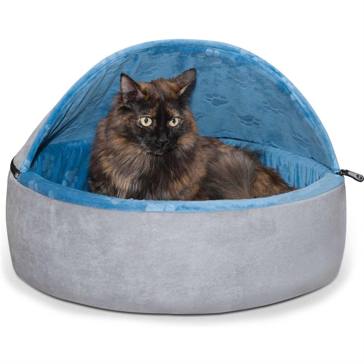 K&H Self-Warming Hooded Kitty Bed - Pet Supplies online store
