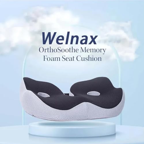 Outfany Ergo Seat, Outfany Ergoseat, Libiyi - Hilipert Memory Foam Seat Cushion, Welnax Orthosoothe Memory Foam Seat Cushion, Sherum Memory Foam Seat Cushion (Blue)