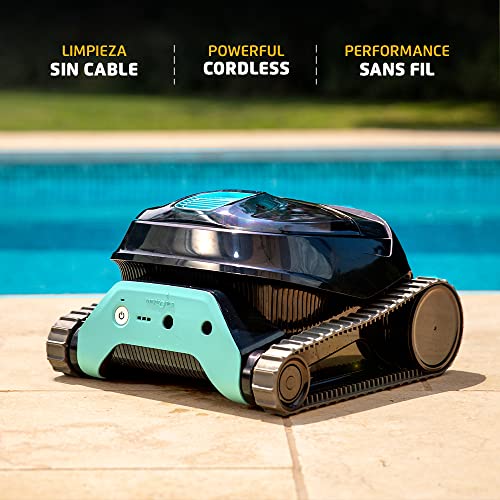 Dolphin (2024 Model) Liberty 200 Cordless Automatic Robotic Pool Vacuum Cleaner, Inductive Charging, Wall Climbing Scrubber, Ideal for In-Ground Pools up to 33 FT in Length