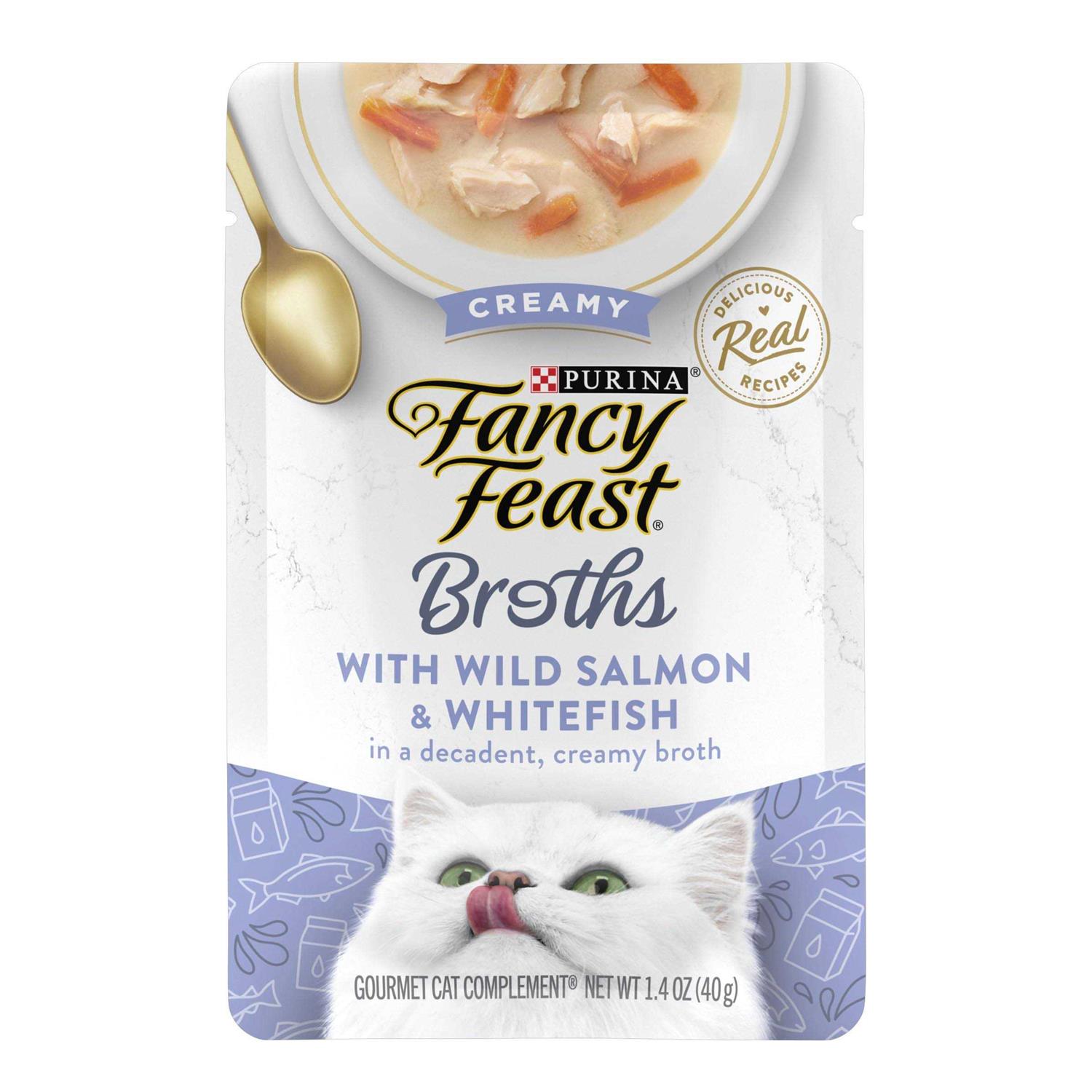 Fancy Feast Broths Creamy Wet Cat Food - Pet Supplies online store