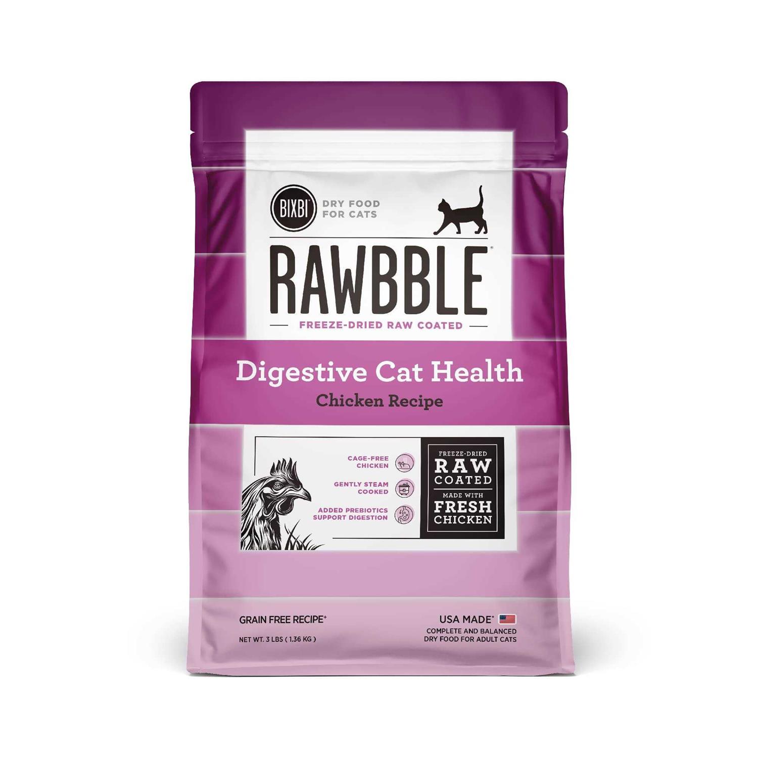 Bixbi Rawbble Chicken Recipe Dry Cat Food - Pet Supplies online store